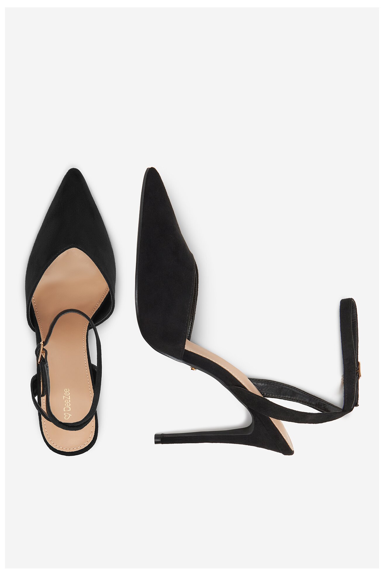 Pantofi cu toc DeeZee 92831-322 NEGRU