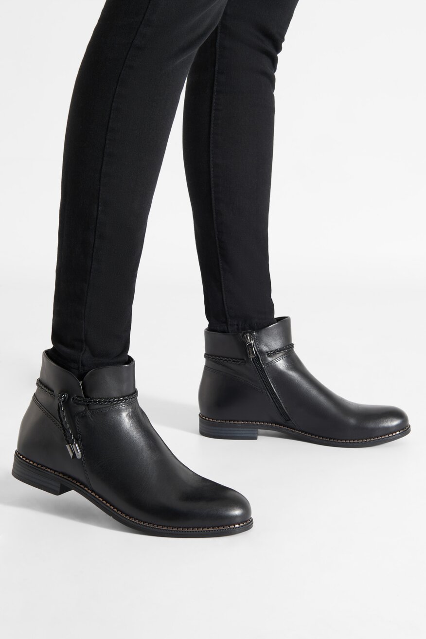 
                Lasocki - Botki skórzane - 5905588169741