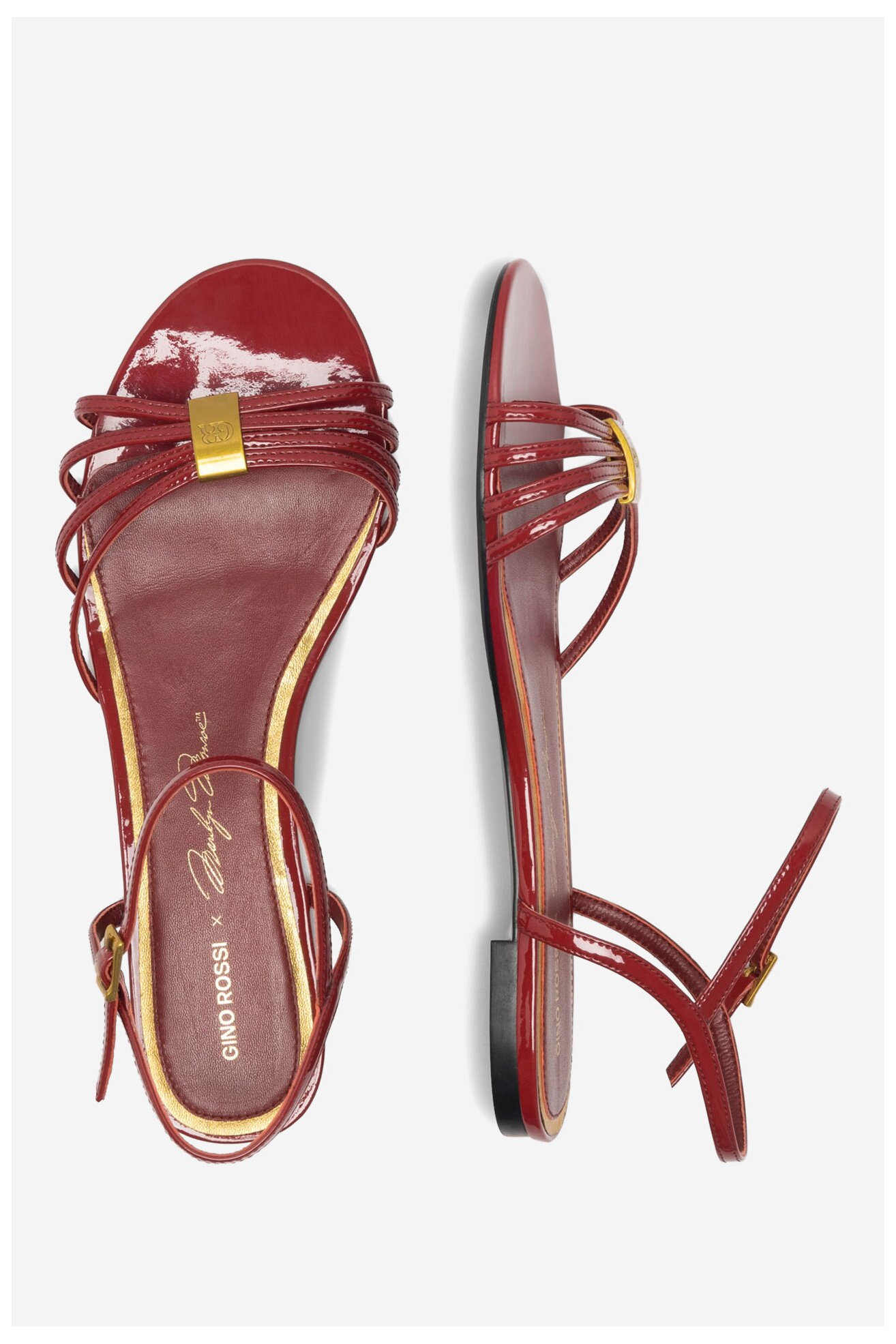 Сандалі Gino Rossi ROSE-SLT569P-19 ЧЕРВОНИЙ