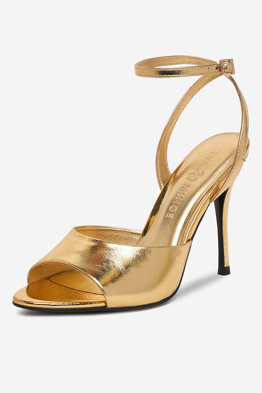 
                EVA MINGE - Sandały skórzane - 5906751805398