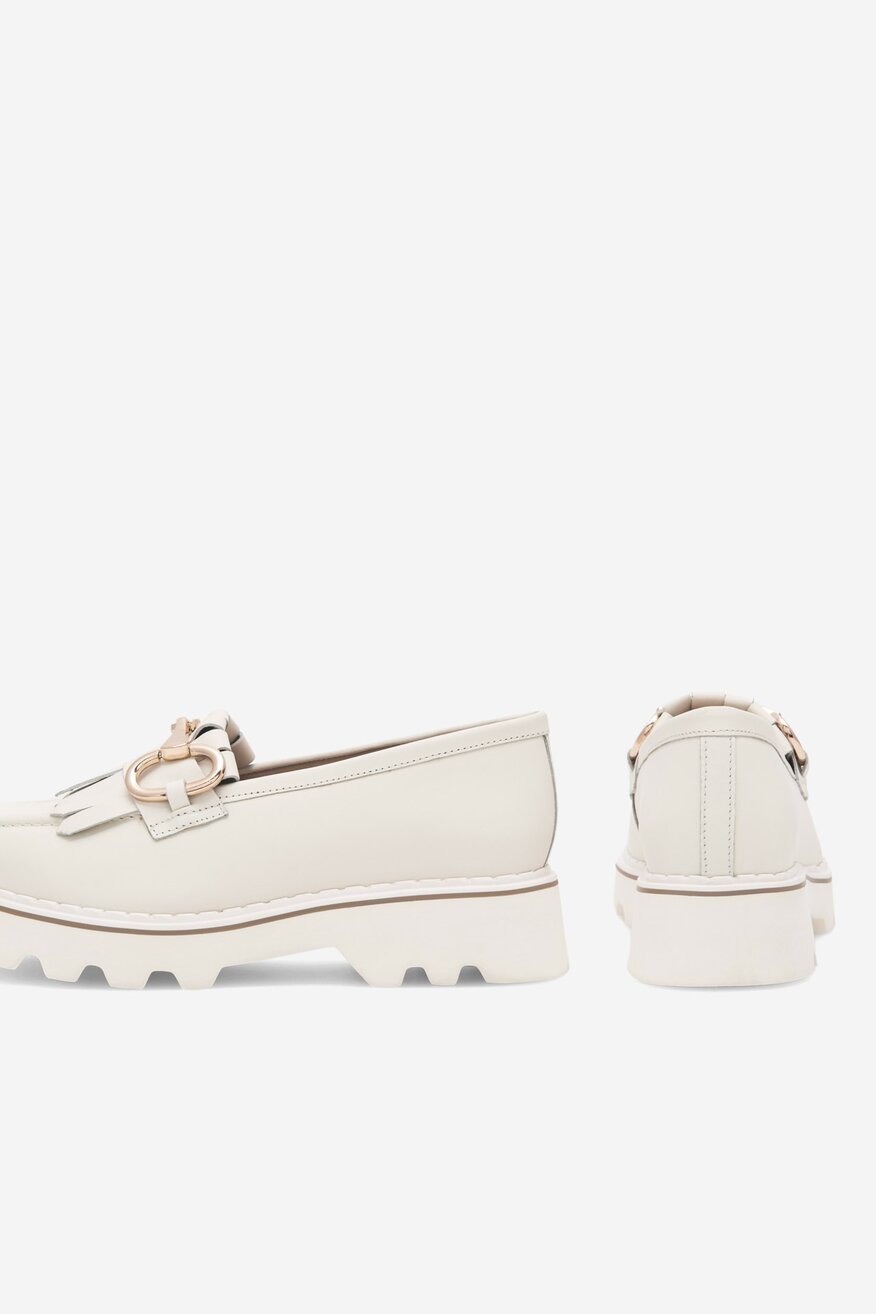 Badura - Loafersy skórzane - 5905588463474