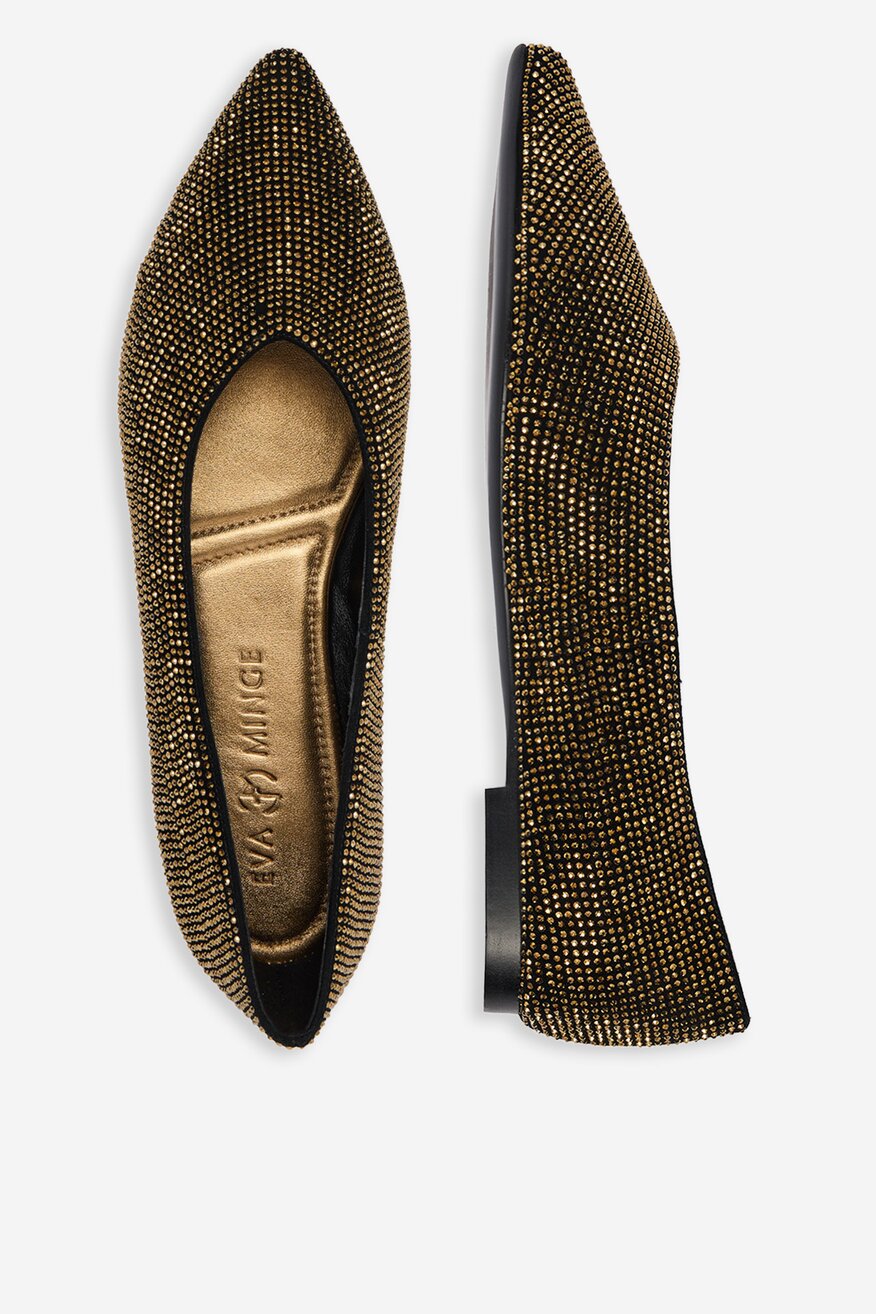 
                EVA MINGE - Baleriny skórzane - 5907964017059