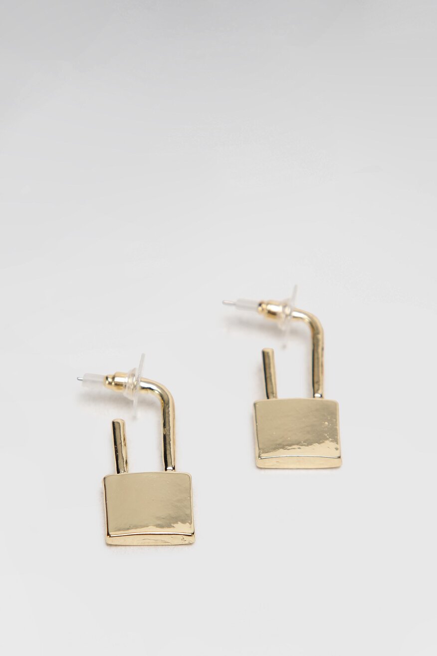 
                ACCCESSORIES - Zestaw 3 par kolczyków metaliczny złote - 5903698820859