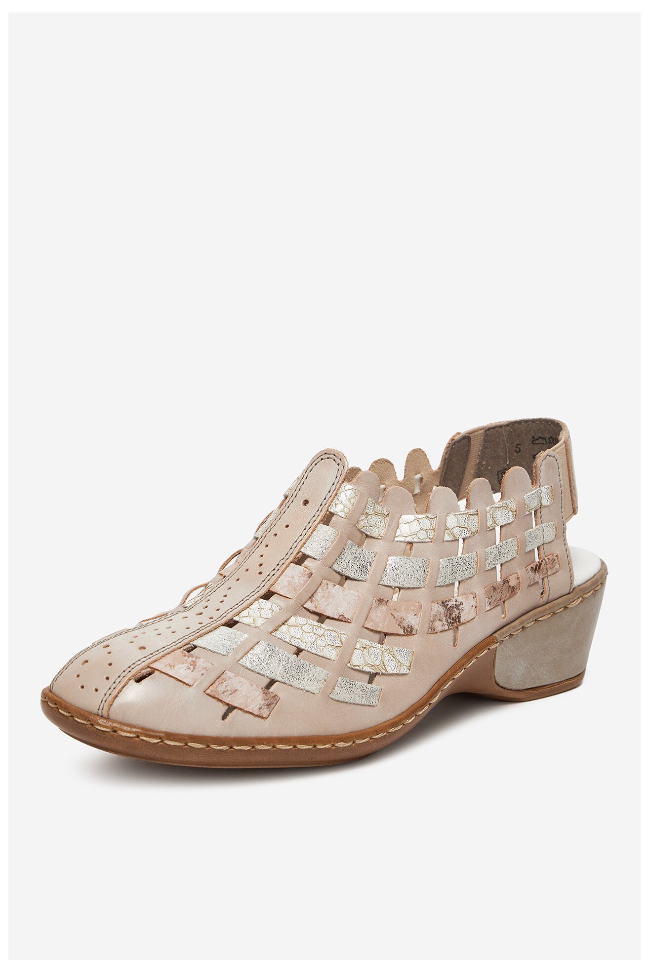 Sandały Rieker 47156-43 Beżowy ciemny