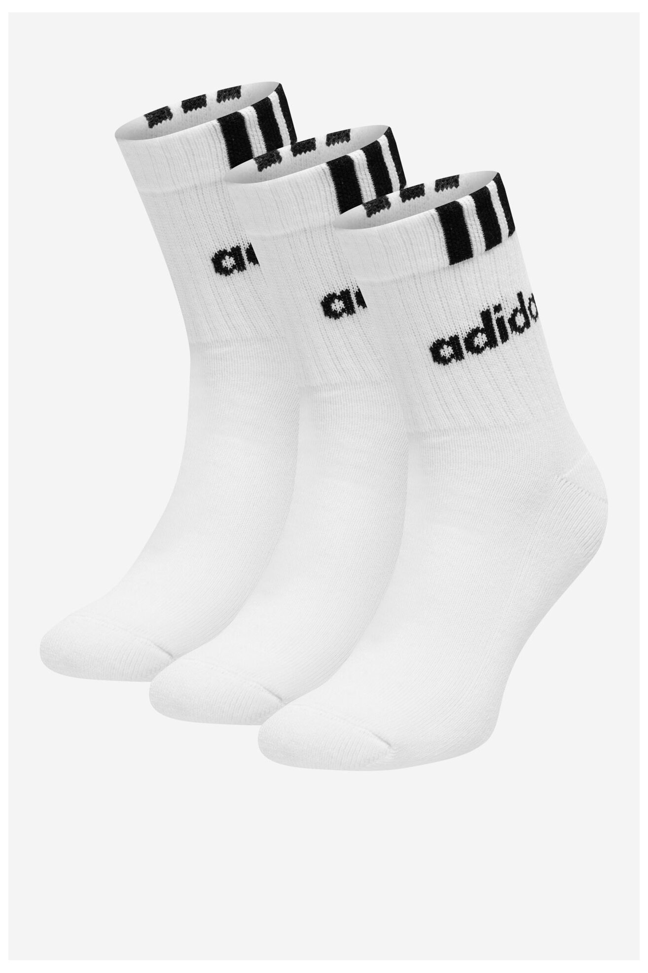 Čarape adidas HT3437 3-PACK BELA