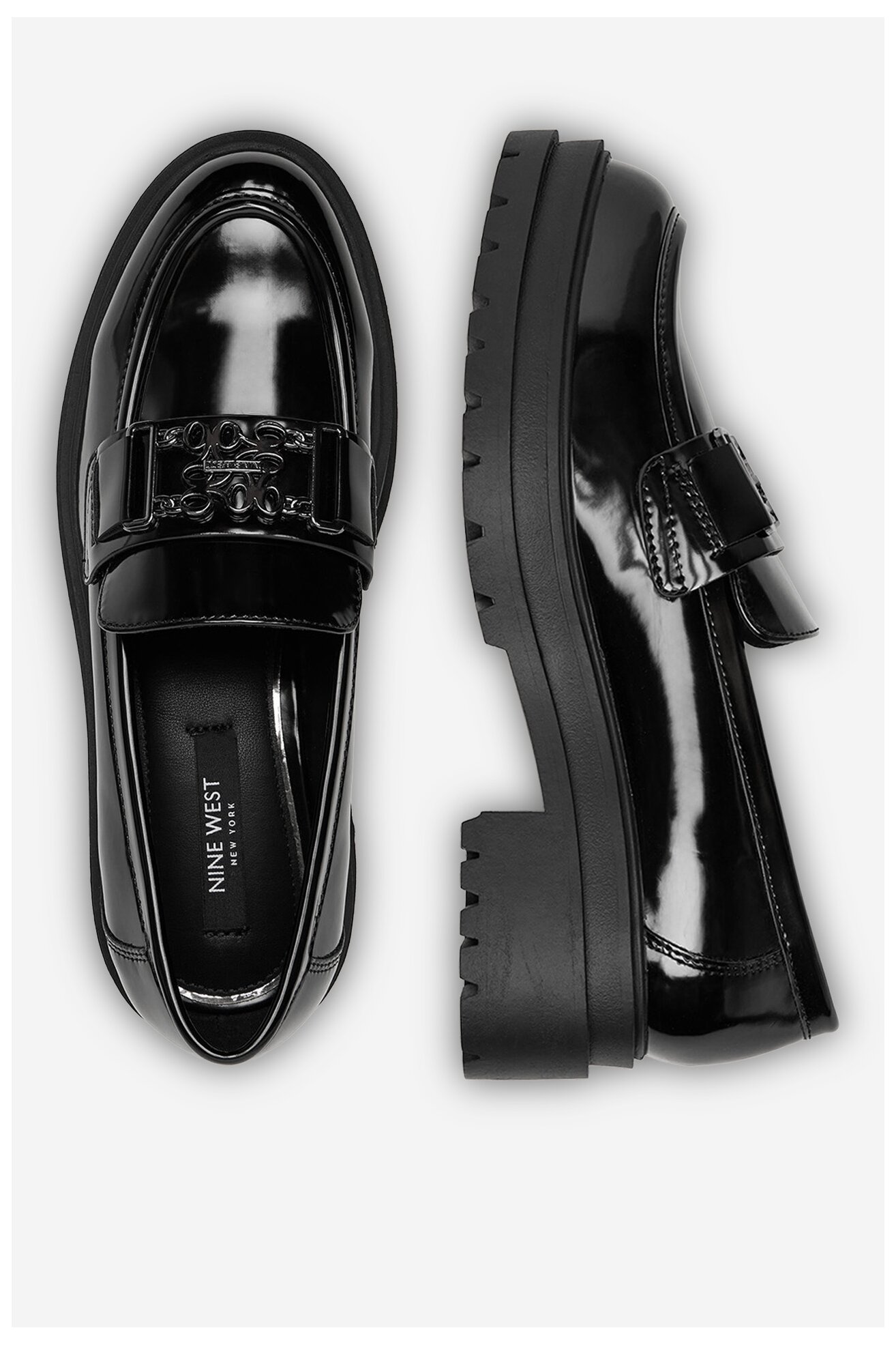 Mocasini NINE WEST CEO-KARIMA-01 NEGRU