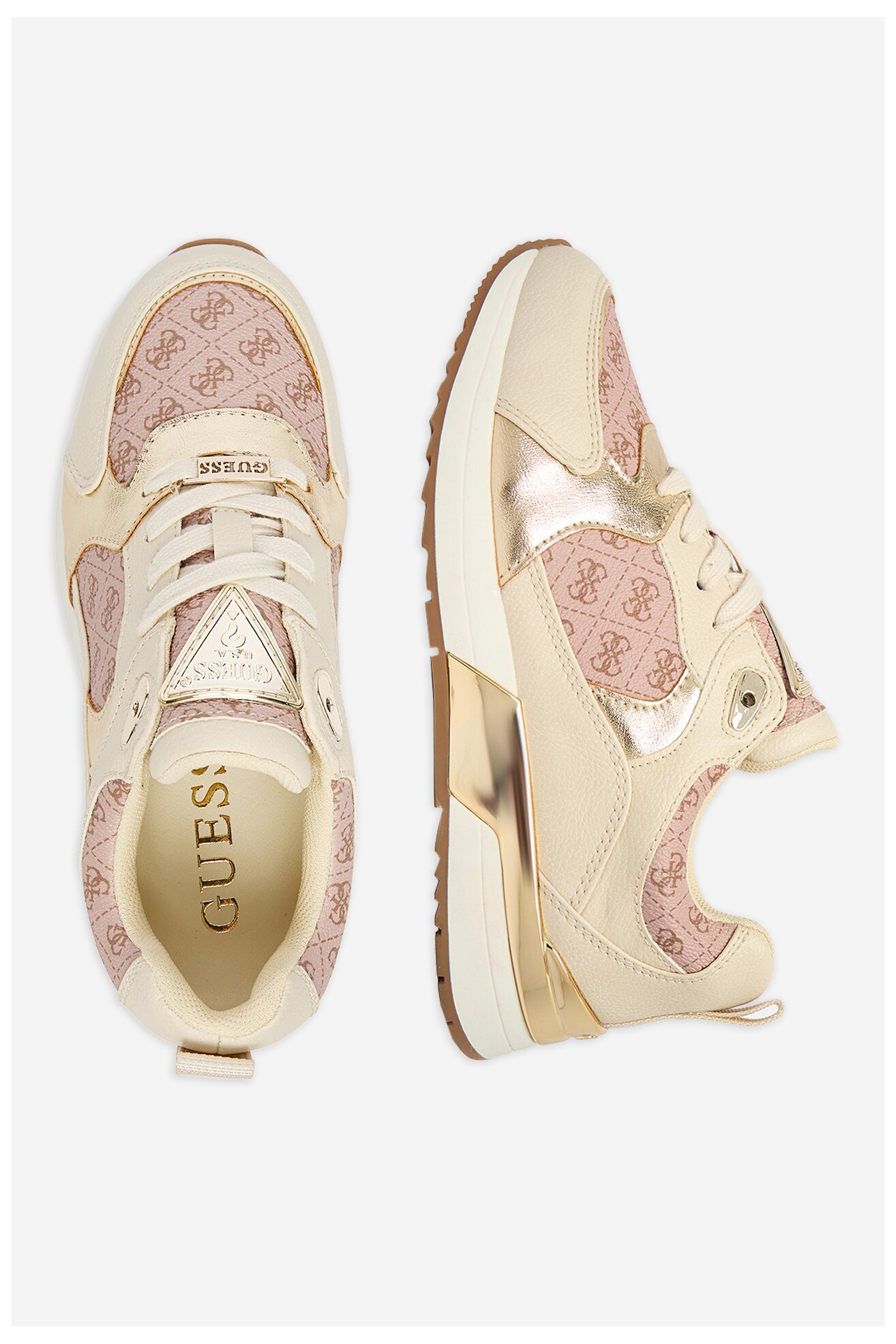 Sneakers GUESS CEOWB-CS24049-01 Różowy jasny