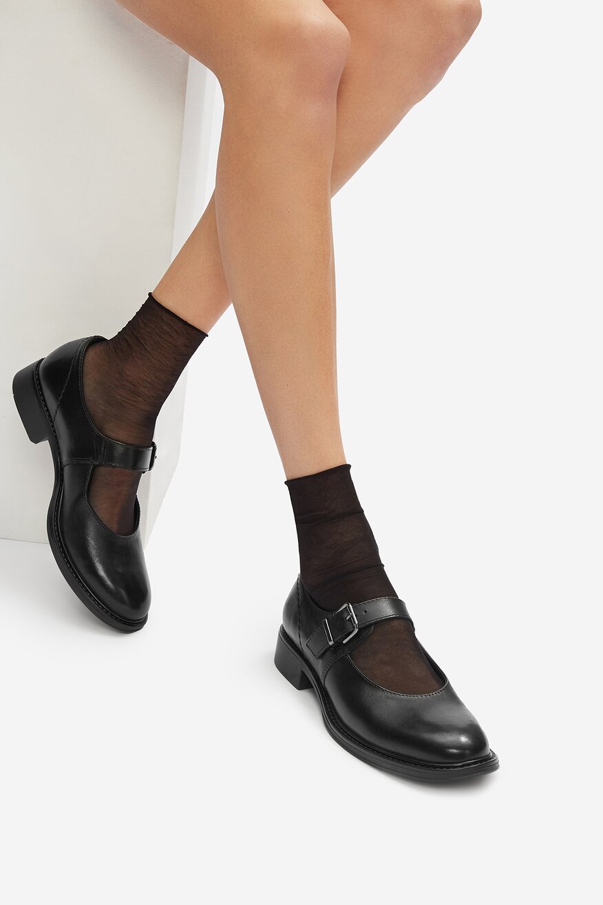 Lasocki - Baleriny skórzane - 5906751045398