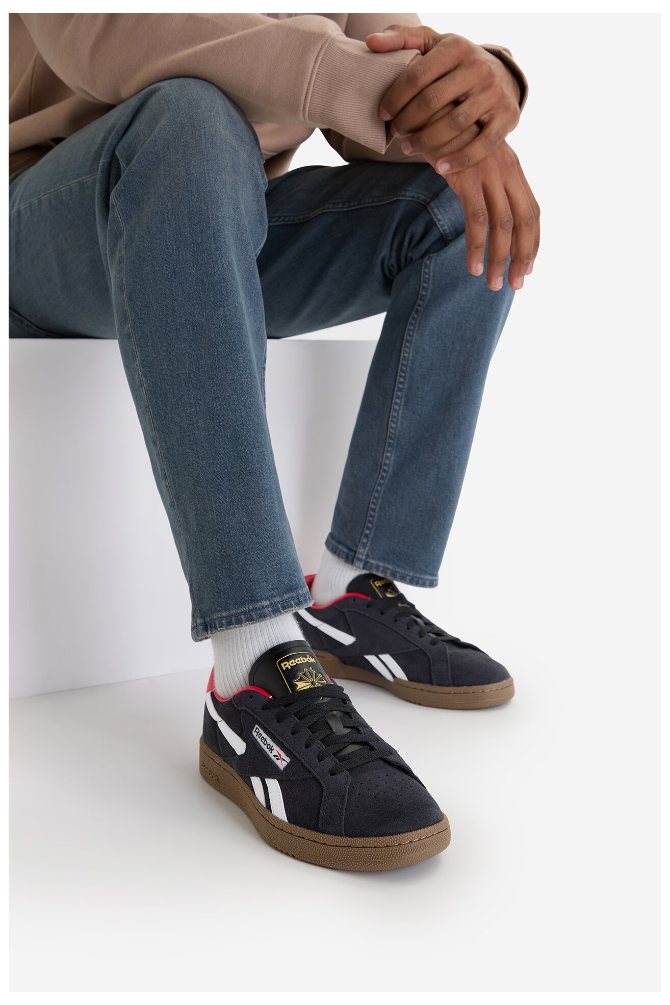 Спортни обувки Reebok EO-CLUB C GROUNDS UK 100256208 КАФЯВ