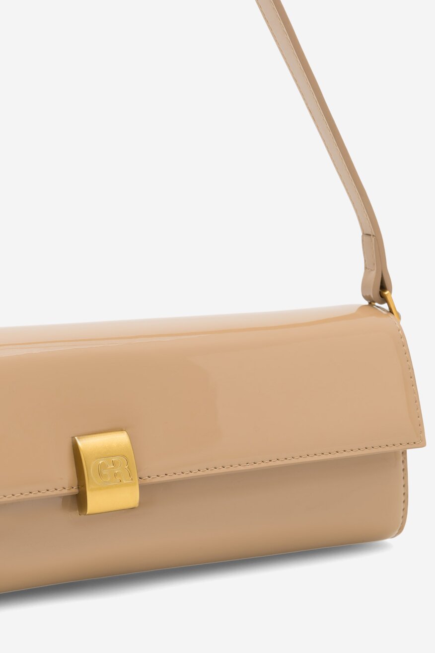 
                Gino Rossi - Mała torebka skórzana bagietka - 5905588624028