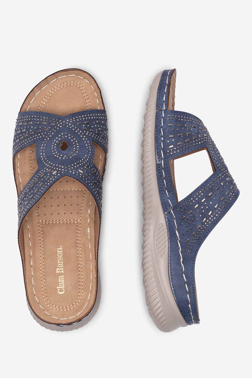 
                Шльопанець Clara Barson ГОЛУБИЙ - 5905588593348