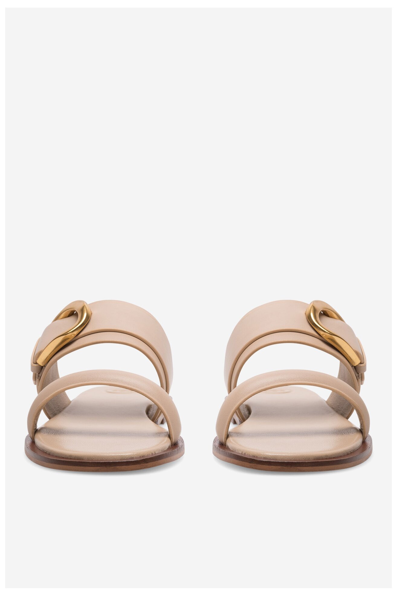 Klapki Gino Rossi ELZA-112686 Beżowy