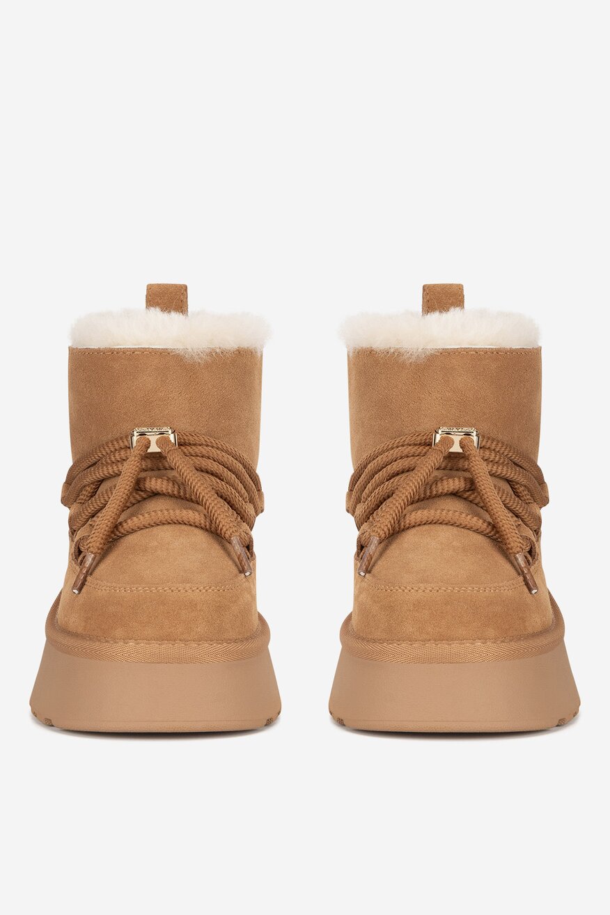 Badura - Śniegowce zamszowe ocieplane - 5905588964254