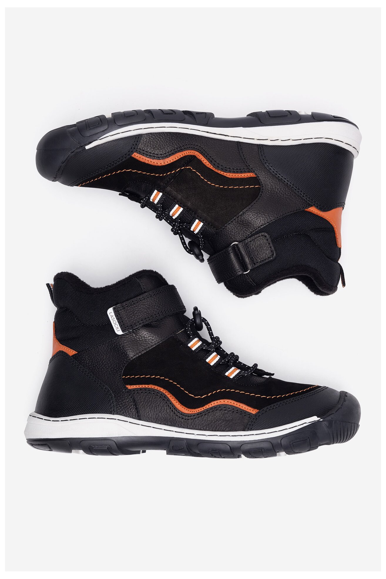 Šněrovací vyšší obuv Lasocki Young TEEN CI12-TEEN-07 ČERNÁ