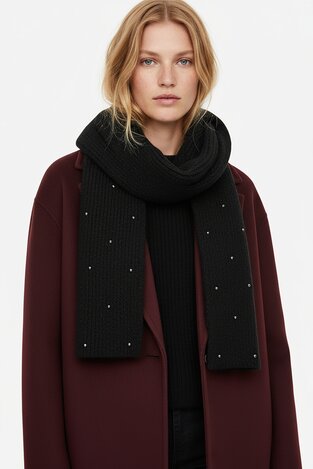 Шарф Жіночий NINE WEST CEO-NW-W4-001-AW25 ЧОРНИЙ