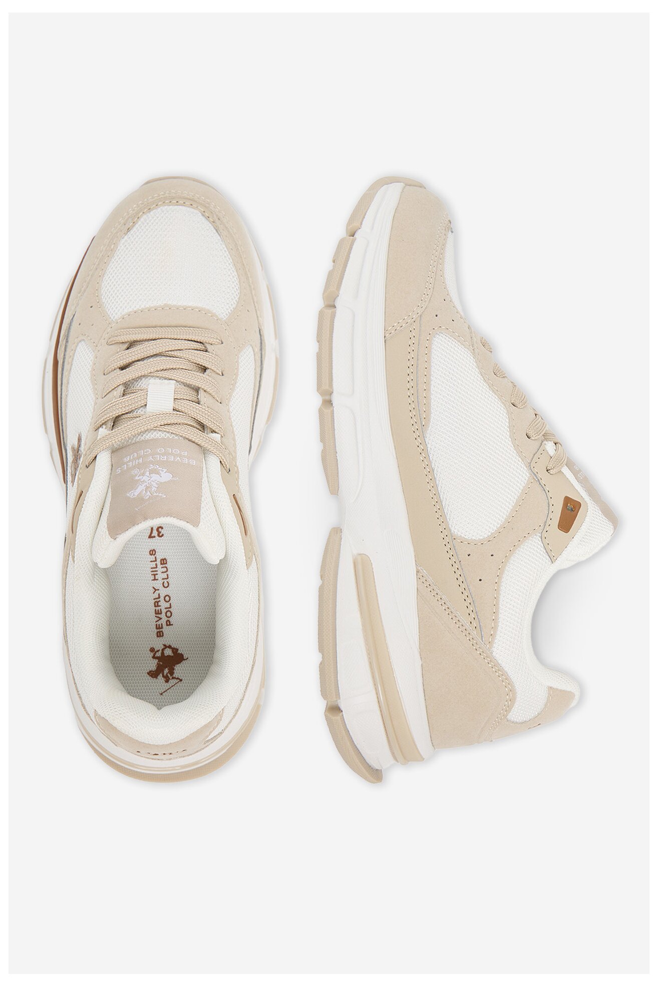 Sneakers Beverly Hills Polo Club CEO-AW25-3C014-1 Beżowy