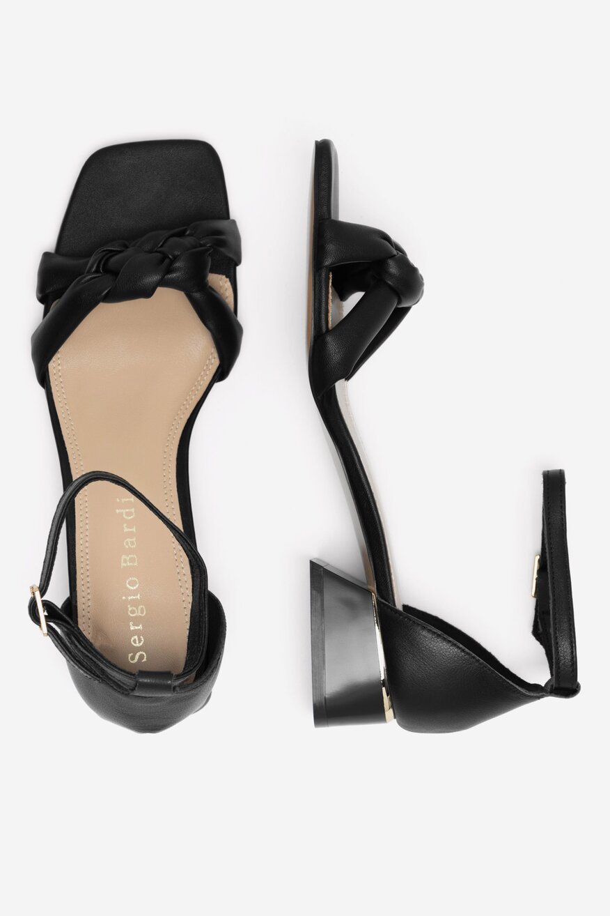 
                Sergio Bardi - Skórzane sandały - 5905588554004