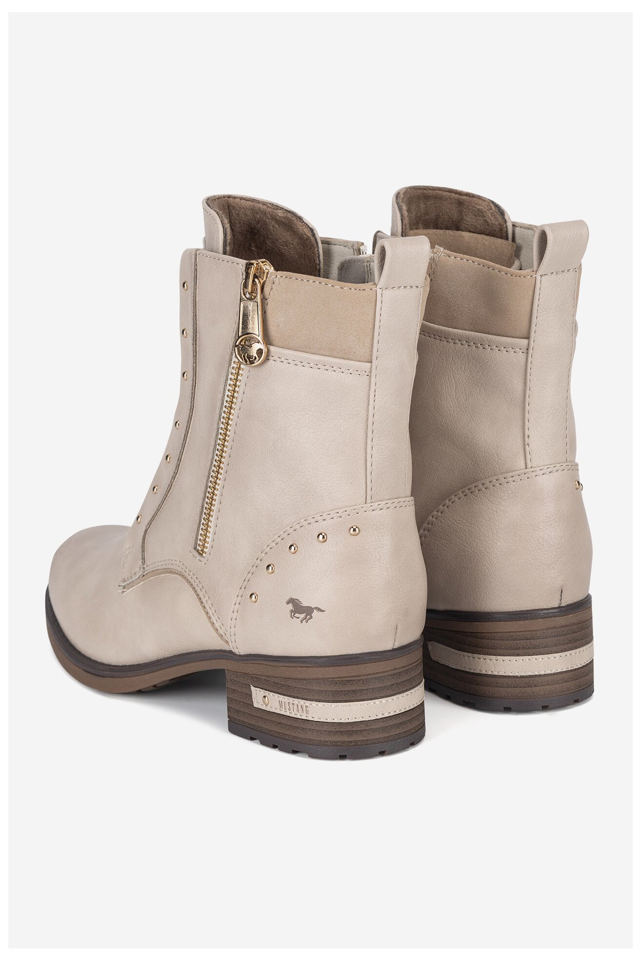 Trzewiki Mustang 1229-522 Biały