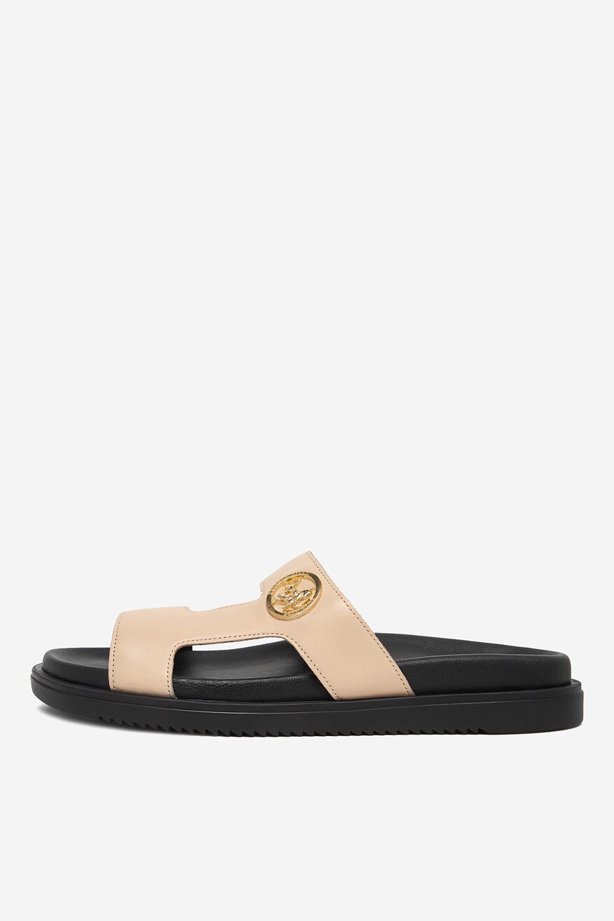 
                Beverly Hills Polo Club - Klapki skórzane - 5906751898932