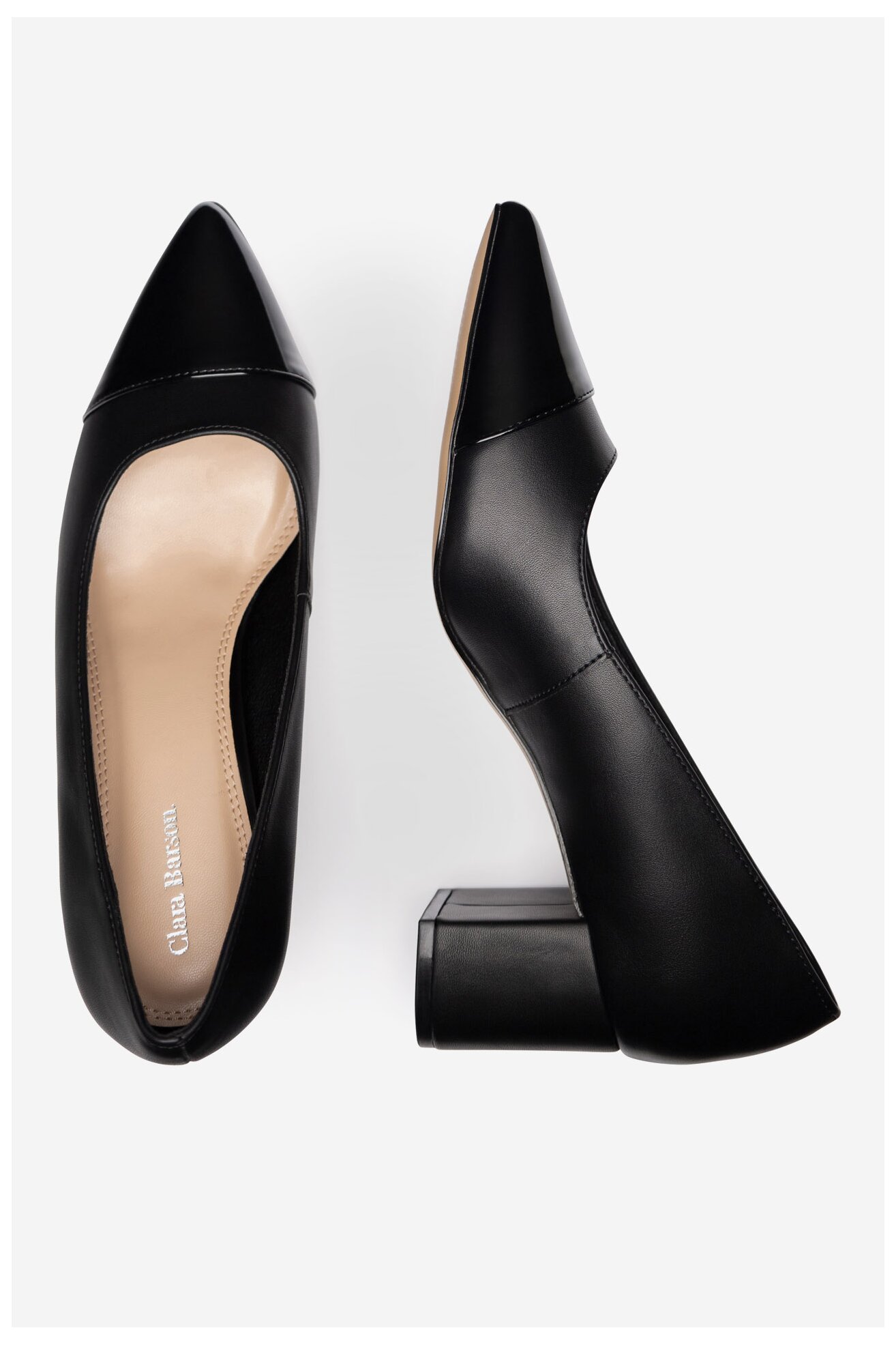 Czółenka Clara Barson WYL3320-5 Czarny