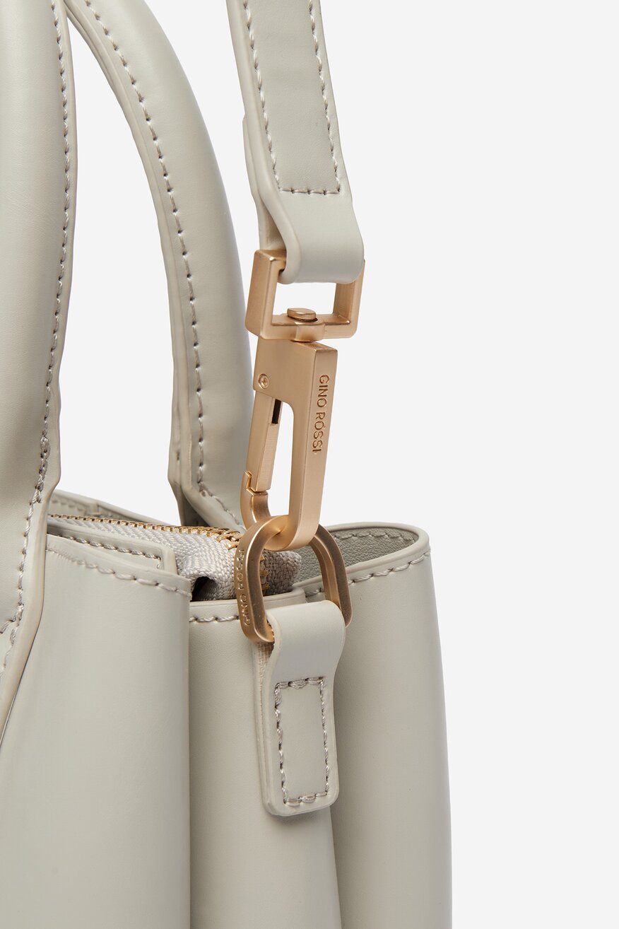 Дамска чанта Gino Rossi СВЕТЛОСИВ - 5906751623381