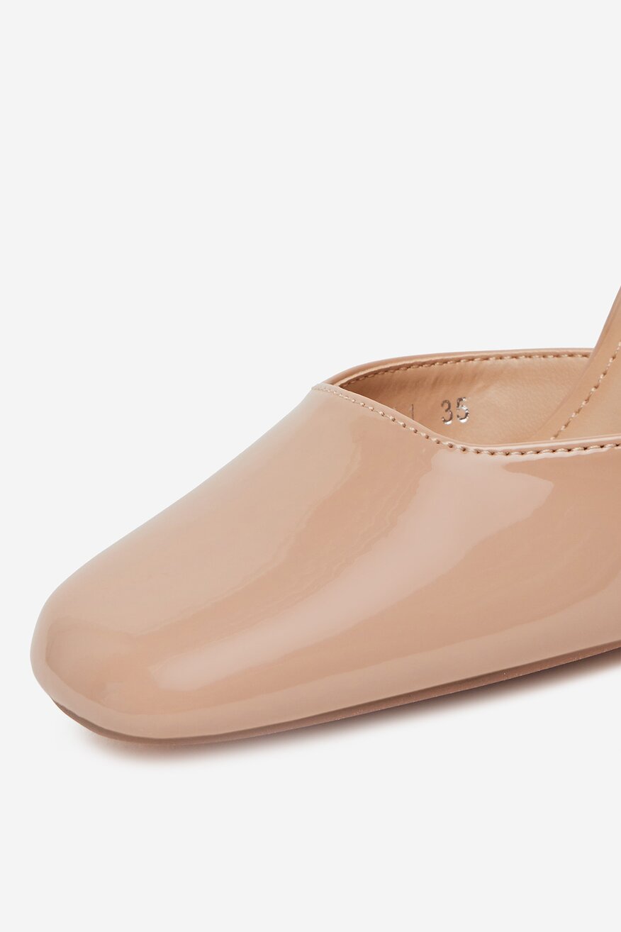 Pantofi cu toc DeeZee BEJ - 5906751095058