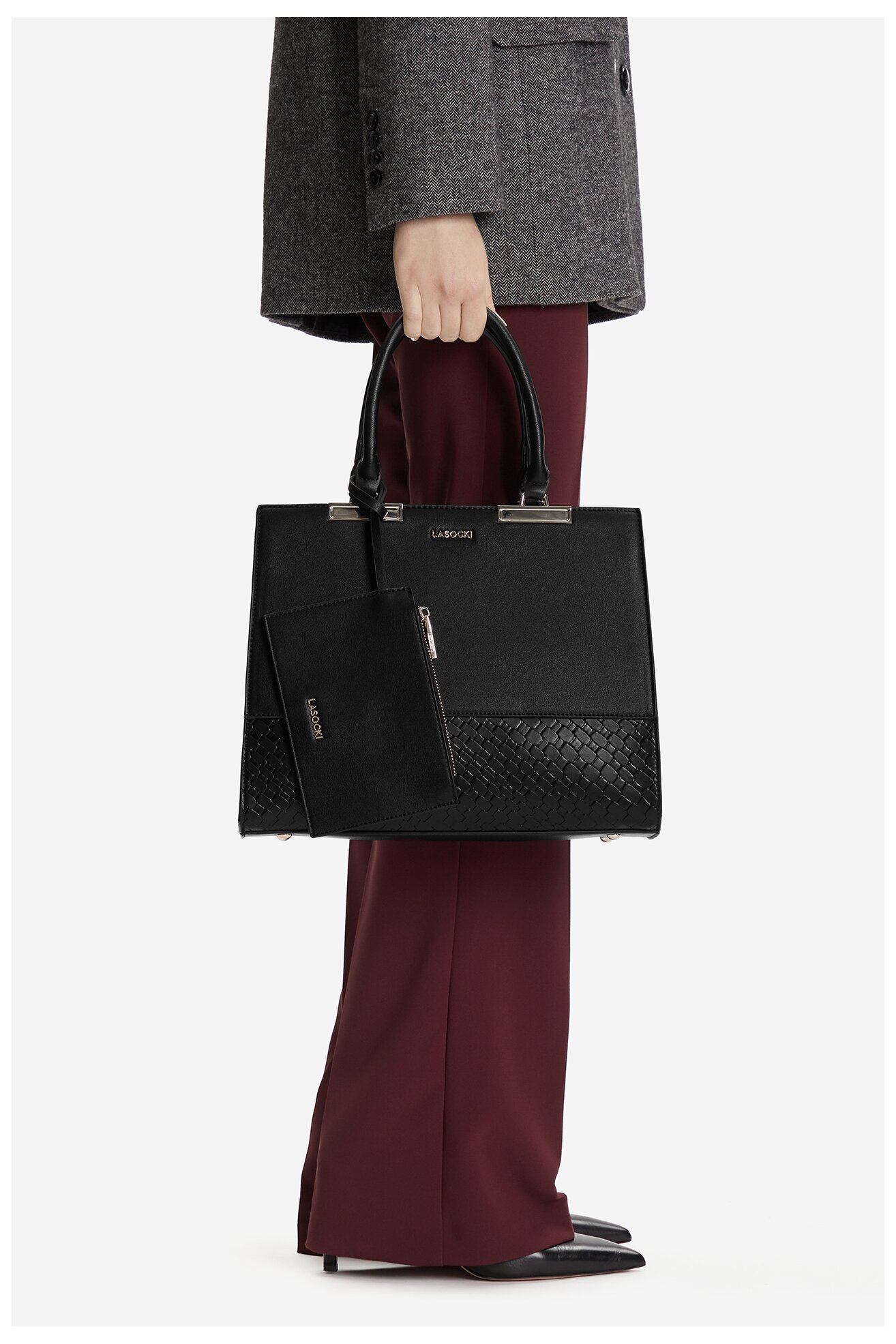 Дамска чанта Lasocki C-LSK-L-070-06 ЧЕРЕН