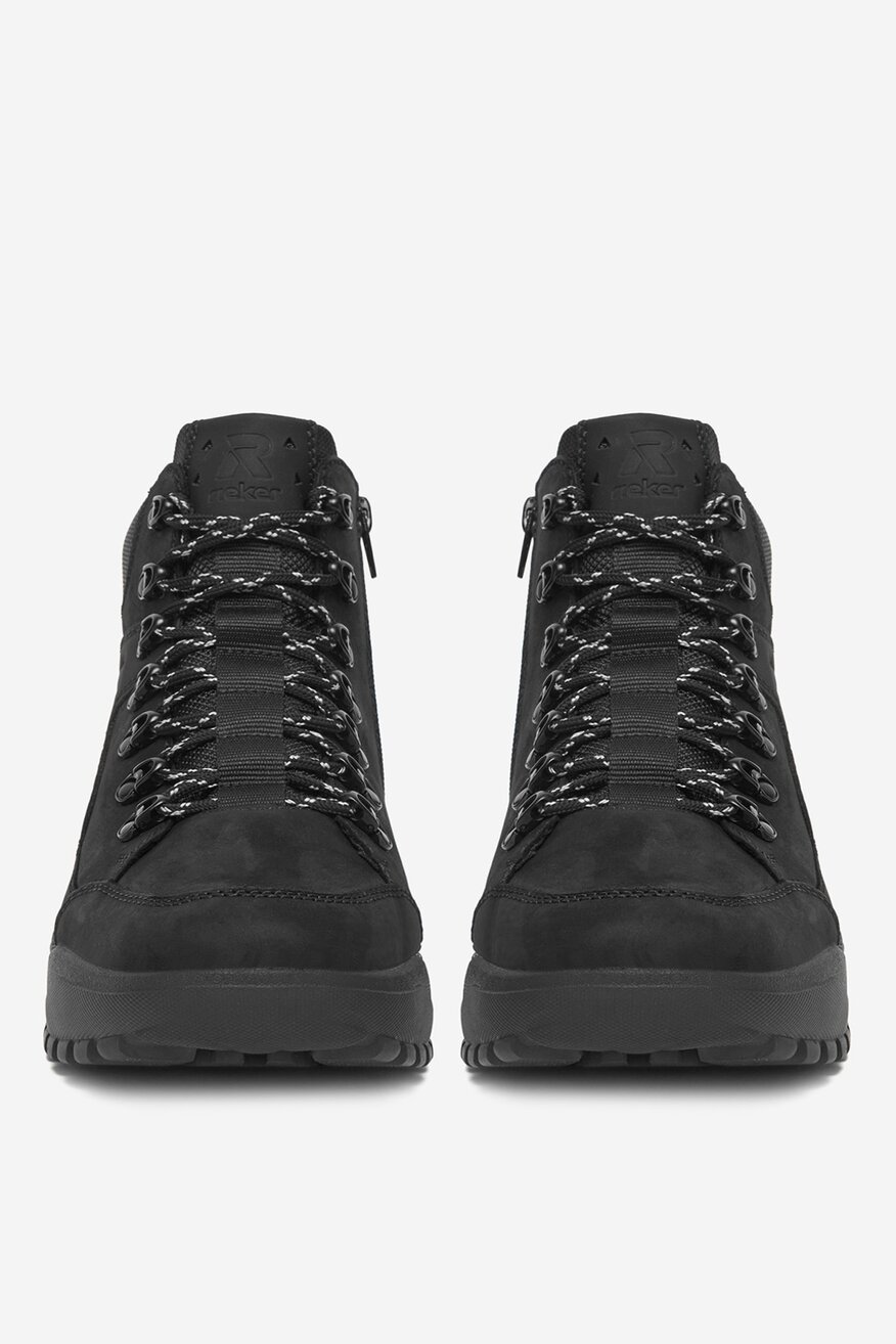 Rieker - Trzewiki skórzane ocieplane - 2230085547857