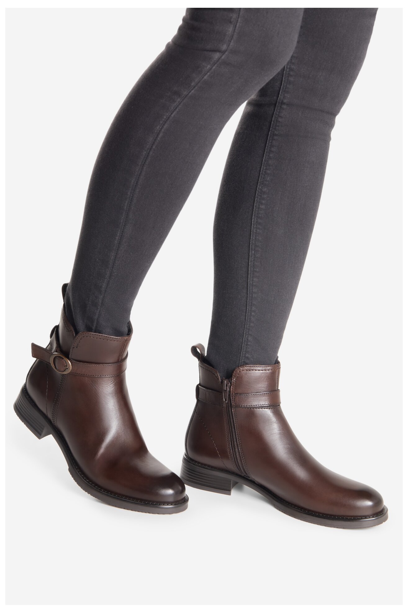 Botki Lasocki WB-DAFFY-44 Brązowy ciemny