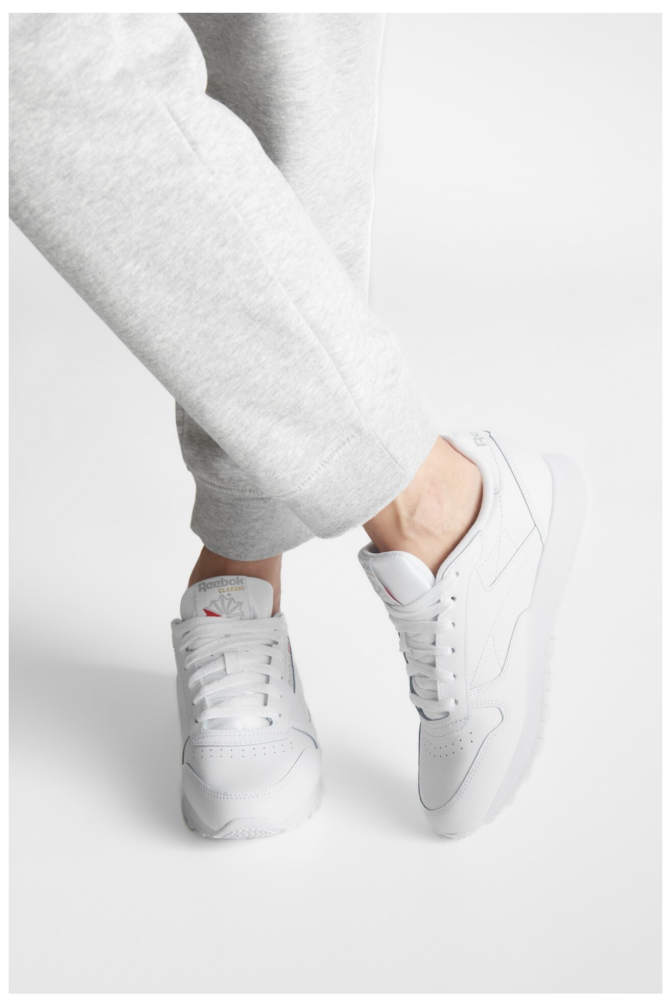 Obuwie sportowe Reebok CLASSIC LEATHER 100008496 Biały