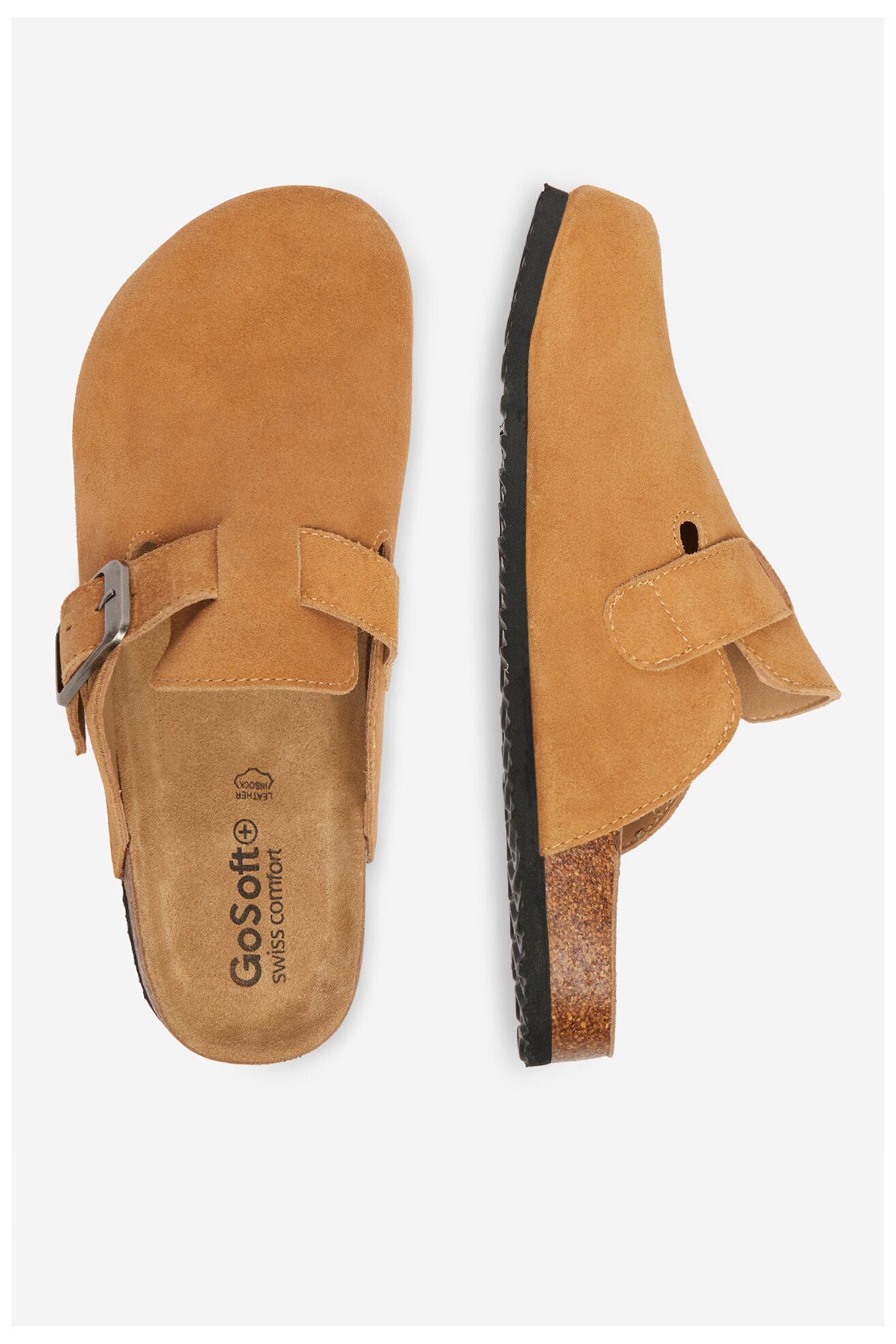 Klapki Go Soft EOHP-ALMELO-02 Koniakowy