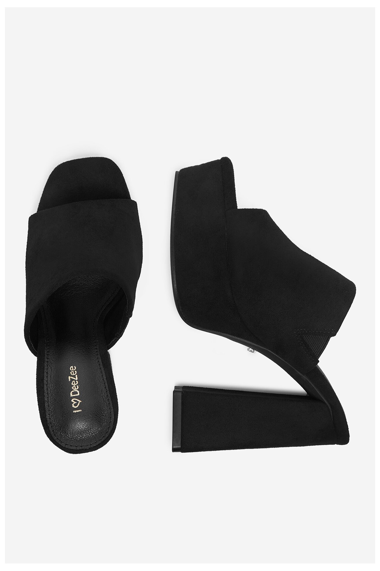 Șlapi DeeZee F7979-1 NEGRU