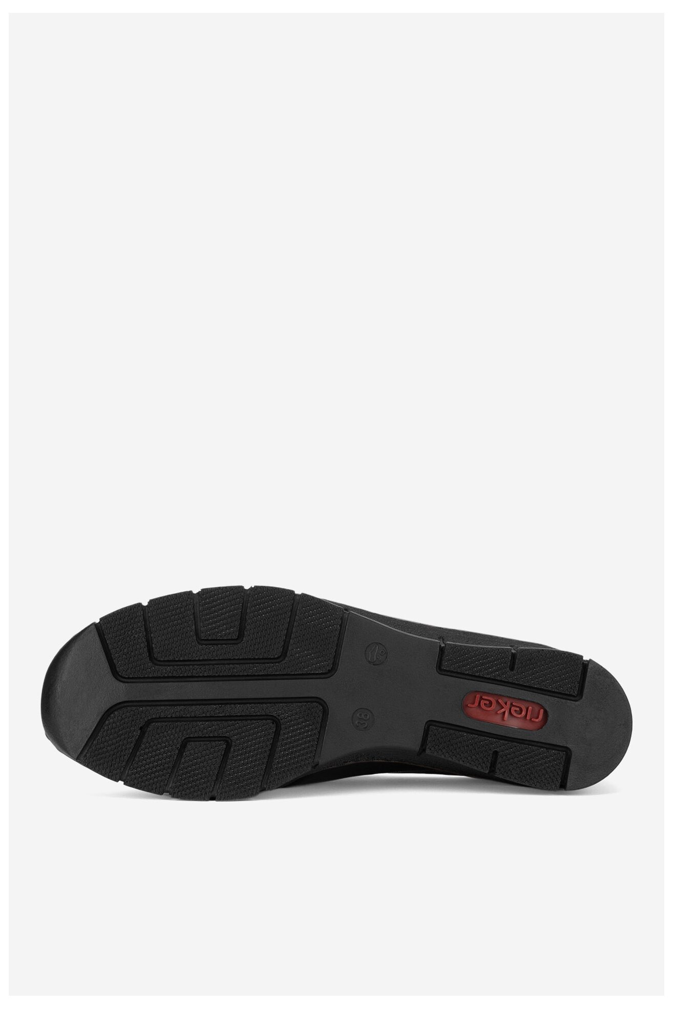 Félcipő Rieker 53783-00 FEKETE