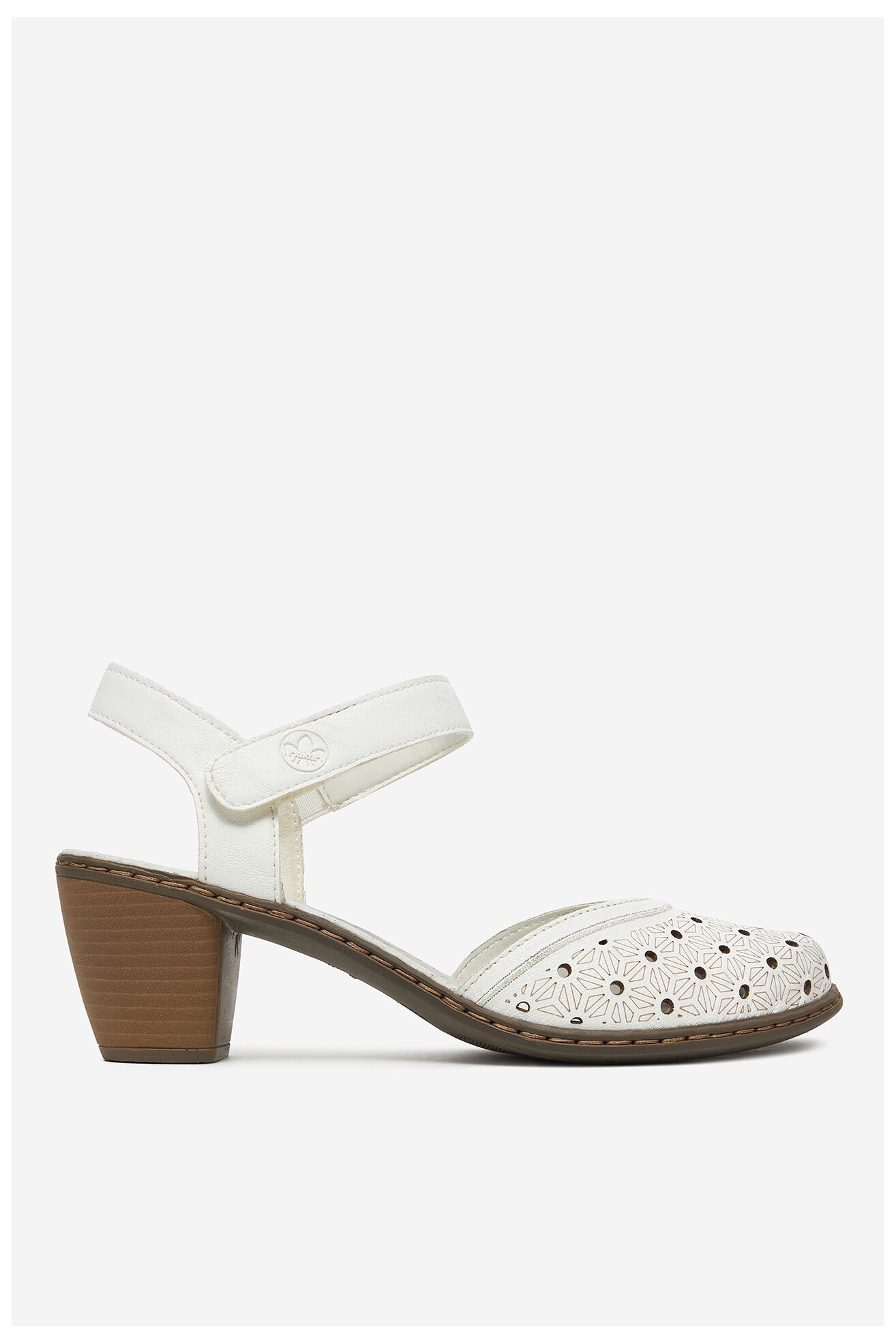 Sandały Rieker 40991-80 Biały