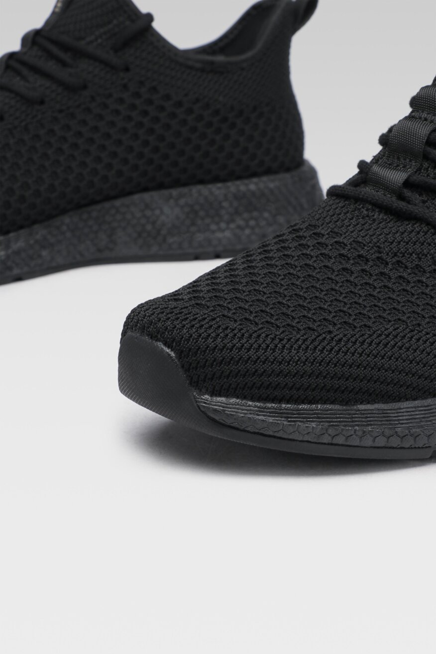 
                Sprandi - Obuwie sportowe czarne sznurowane - 5903698461663