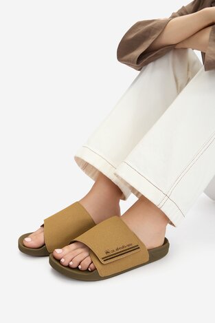 Шльопанець для басейну QUIKSILVER EO-POCHI SUEDE CQ10164BT БЕЖЕВИЙ