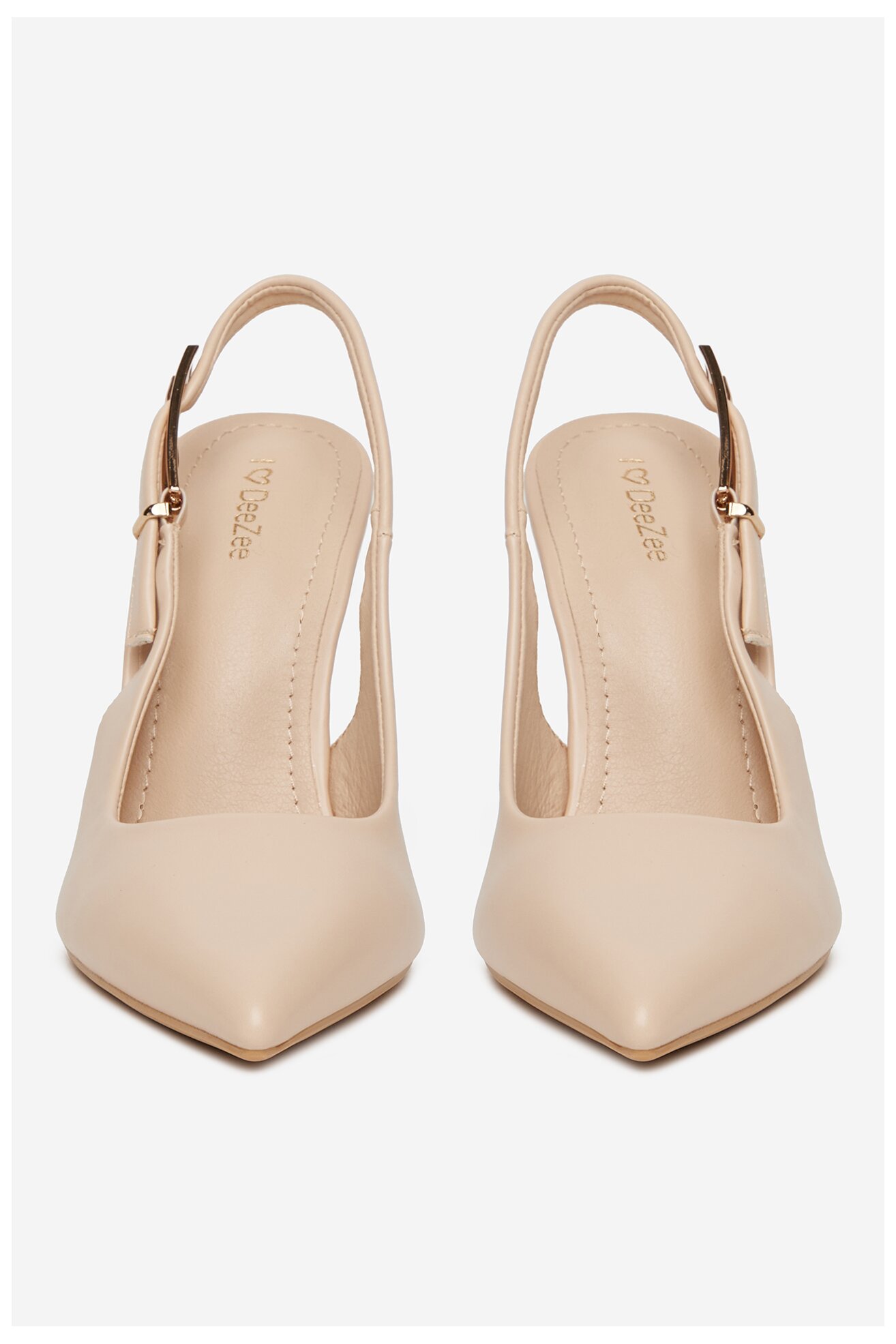 Pantofi cu toc DeeZee 6-705-8 BEJ