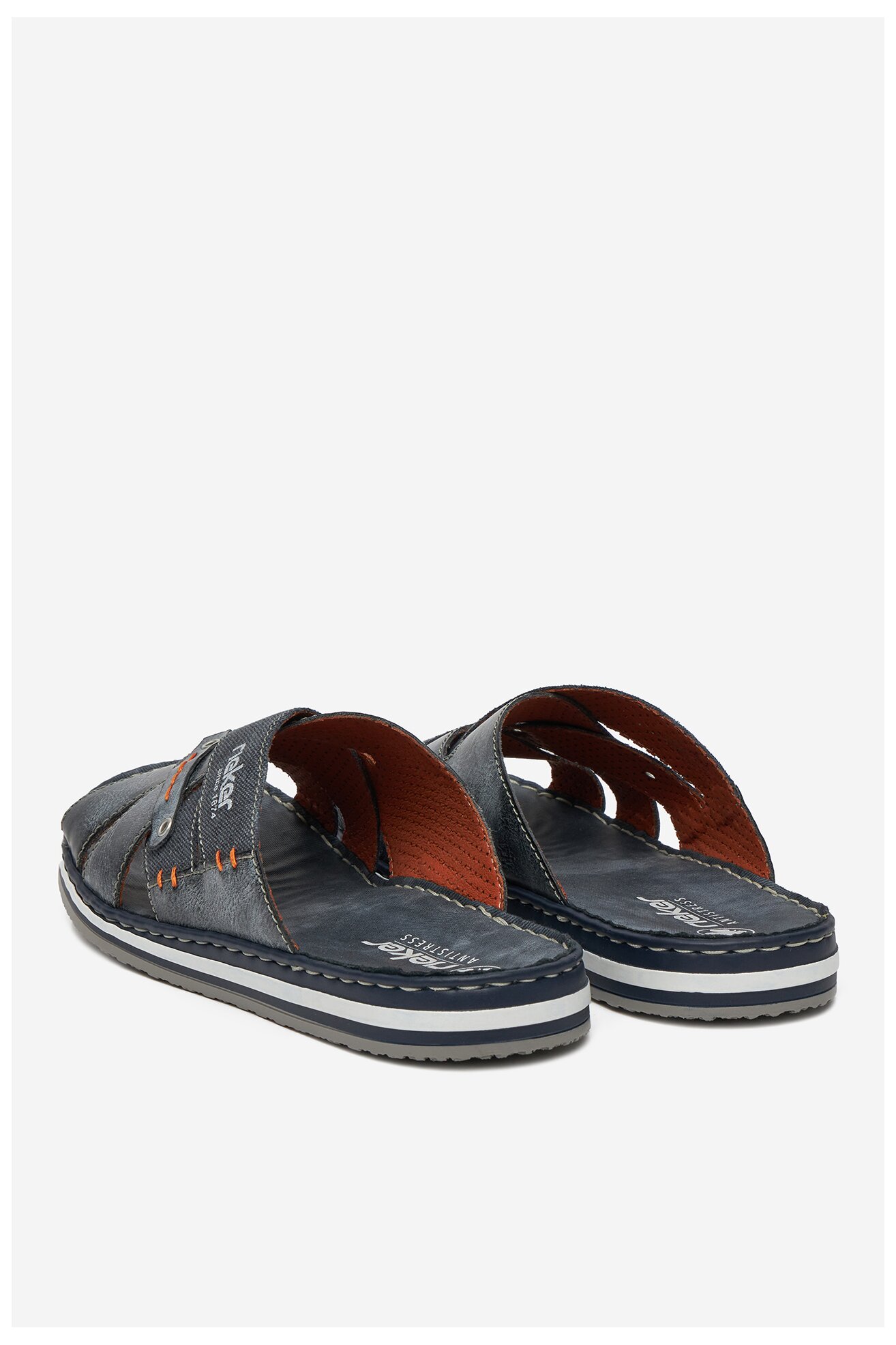 Klapki Rieker CEO-21599-14 Granatowy