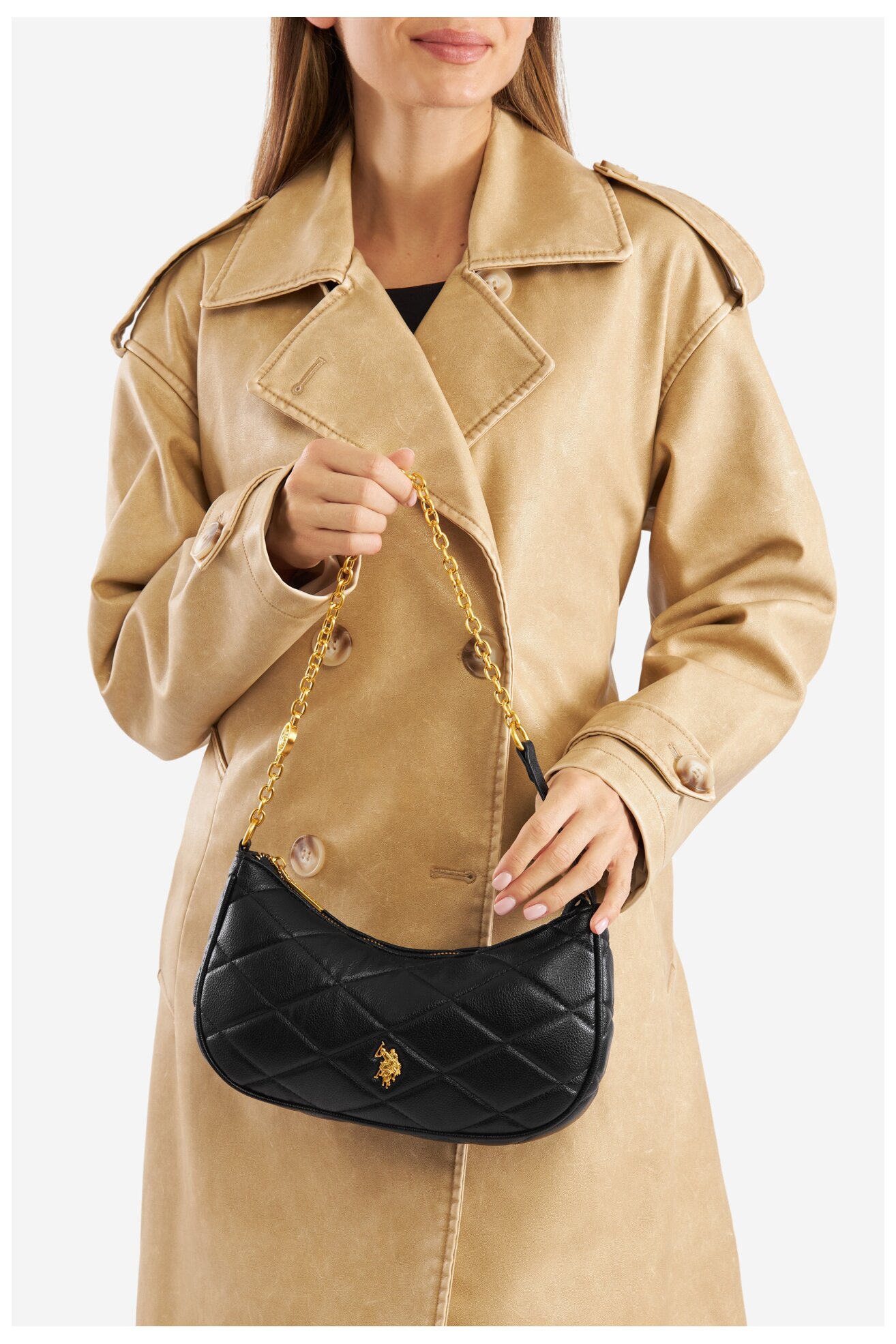 Дамска чанта U.S. POLO ASSN. BEUXT8445WVP ЧЕРЕН