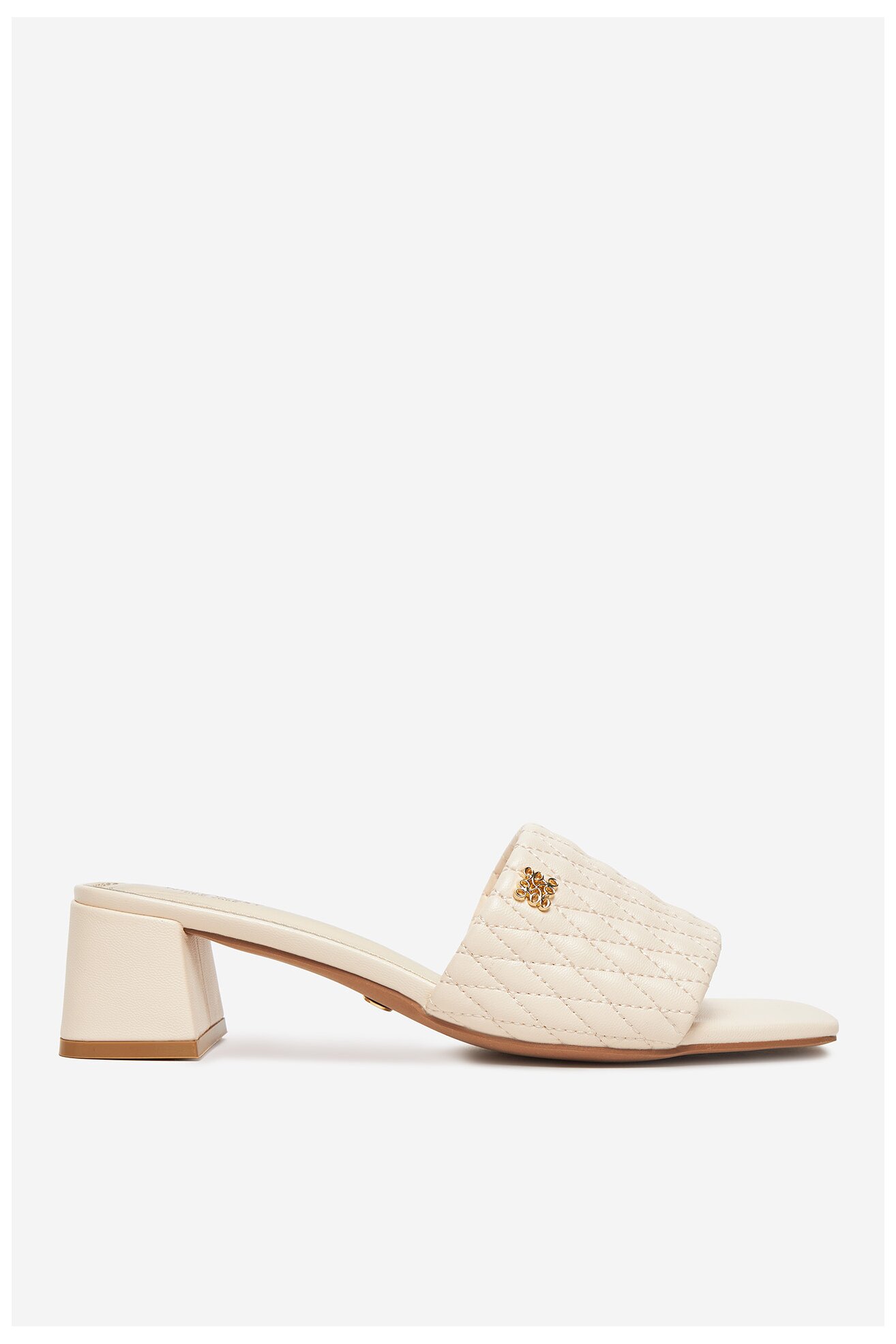 Klapki NINE WEST S4S96897-01 Beżowy