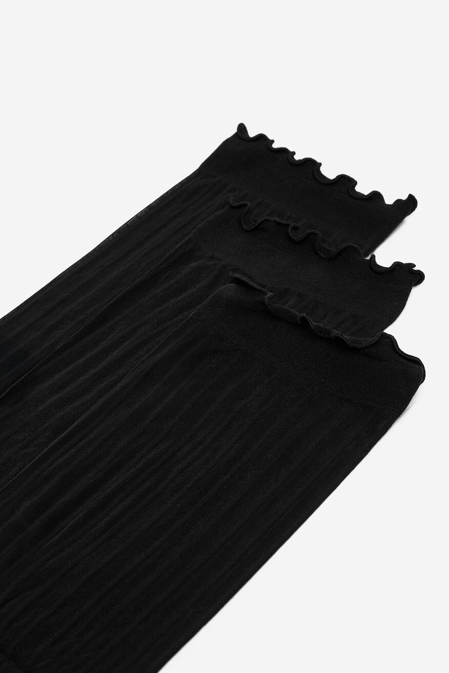 Čarape NINE WEST CRNA - 5906751382325