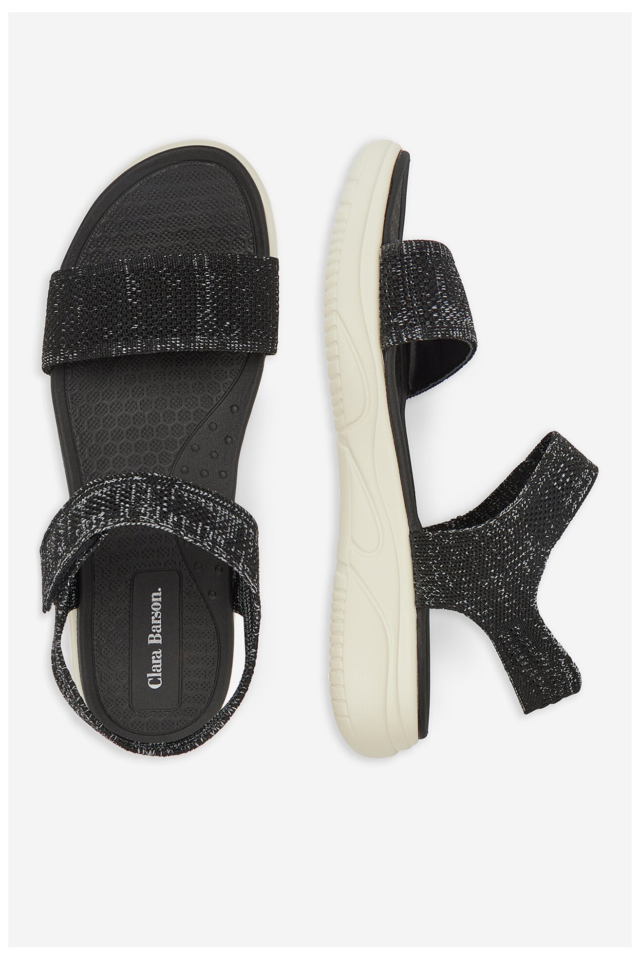 Szandál Clara Barson R25SS02835 FEKETE