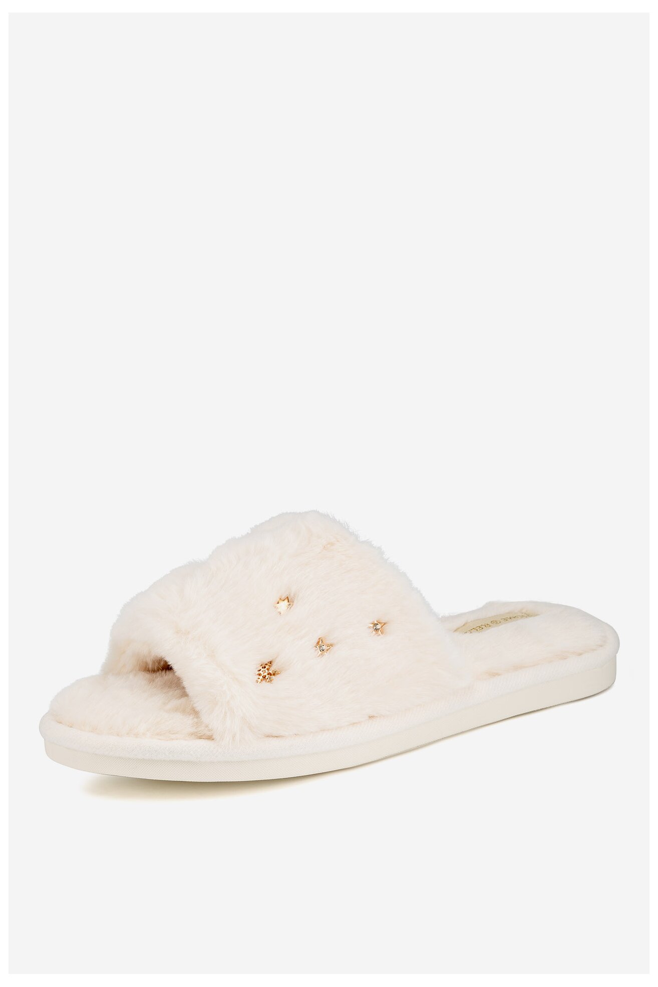 Kapcie Home&Relax P3131521 Kremowy