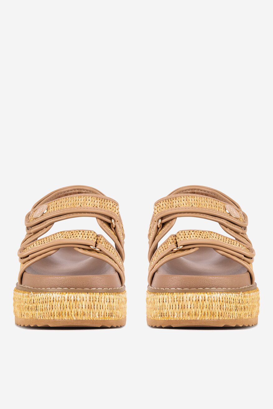 Badura - Sandały na platformie - 5903698630625