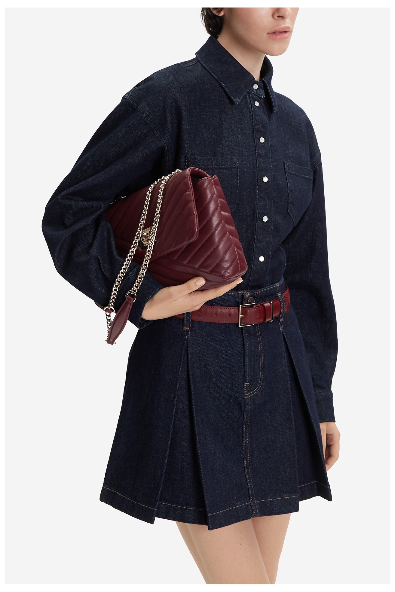 Kézitáska NINE WEST CEO-SUSAN-LA513-561 BORDÓ