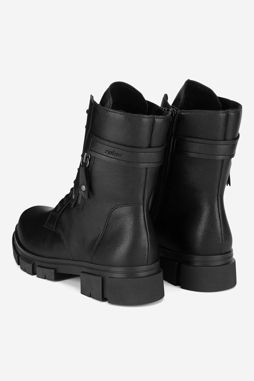Rieker - Trzewiki skórzane ocieplane - 2230062965544
