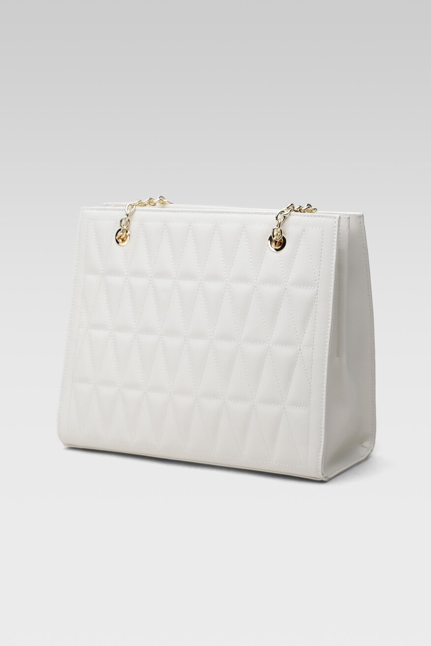 
                Badura - Torebka na ramię skórzana pikowana - 5904248781248