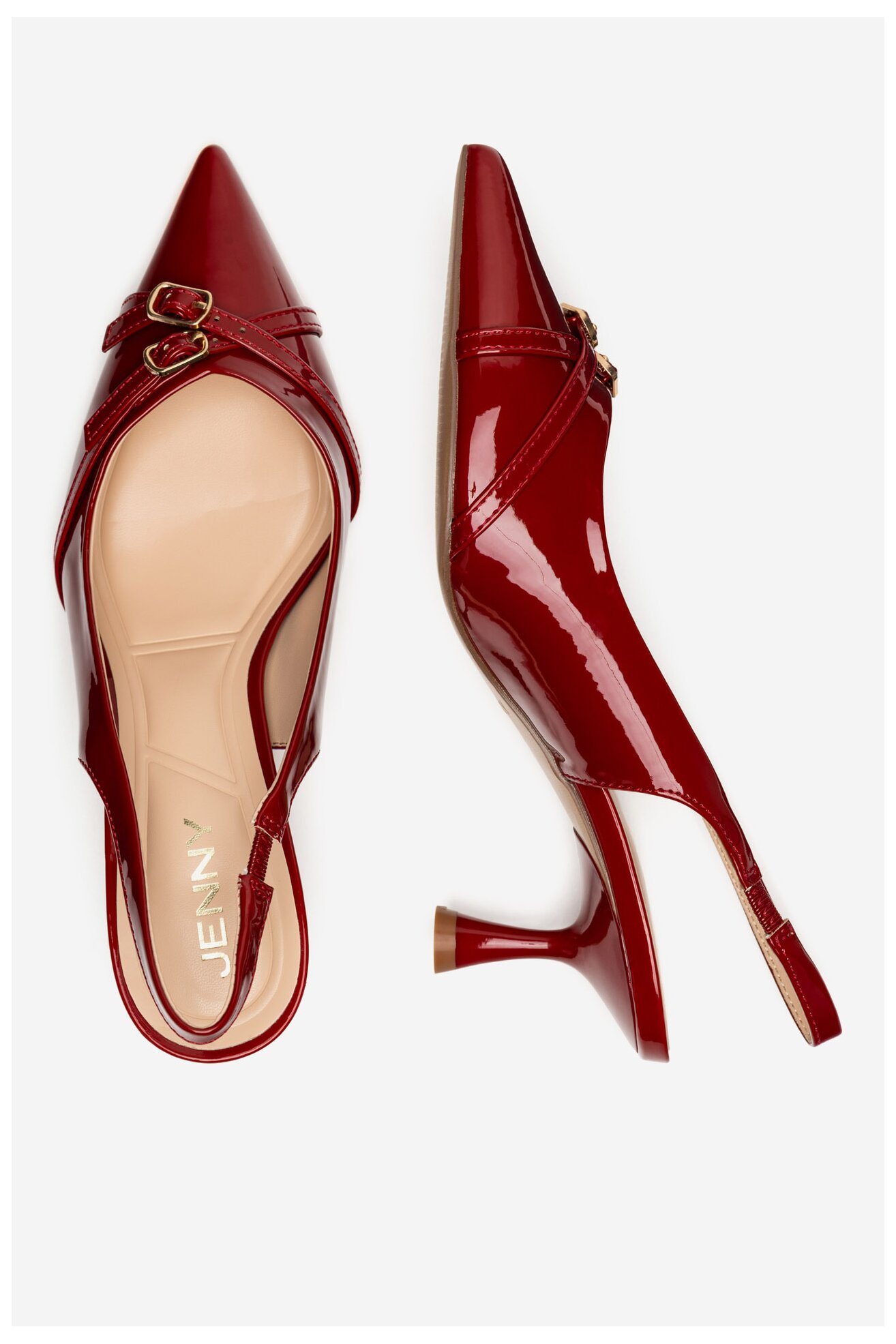 Czółenka Jenny LH24013-2 Czerwony