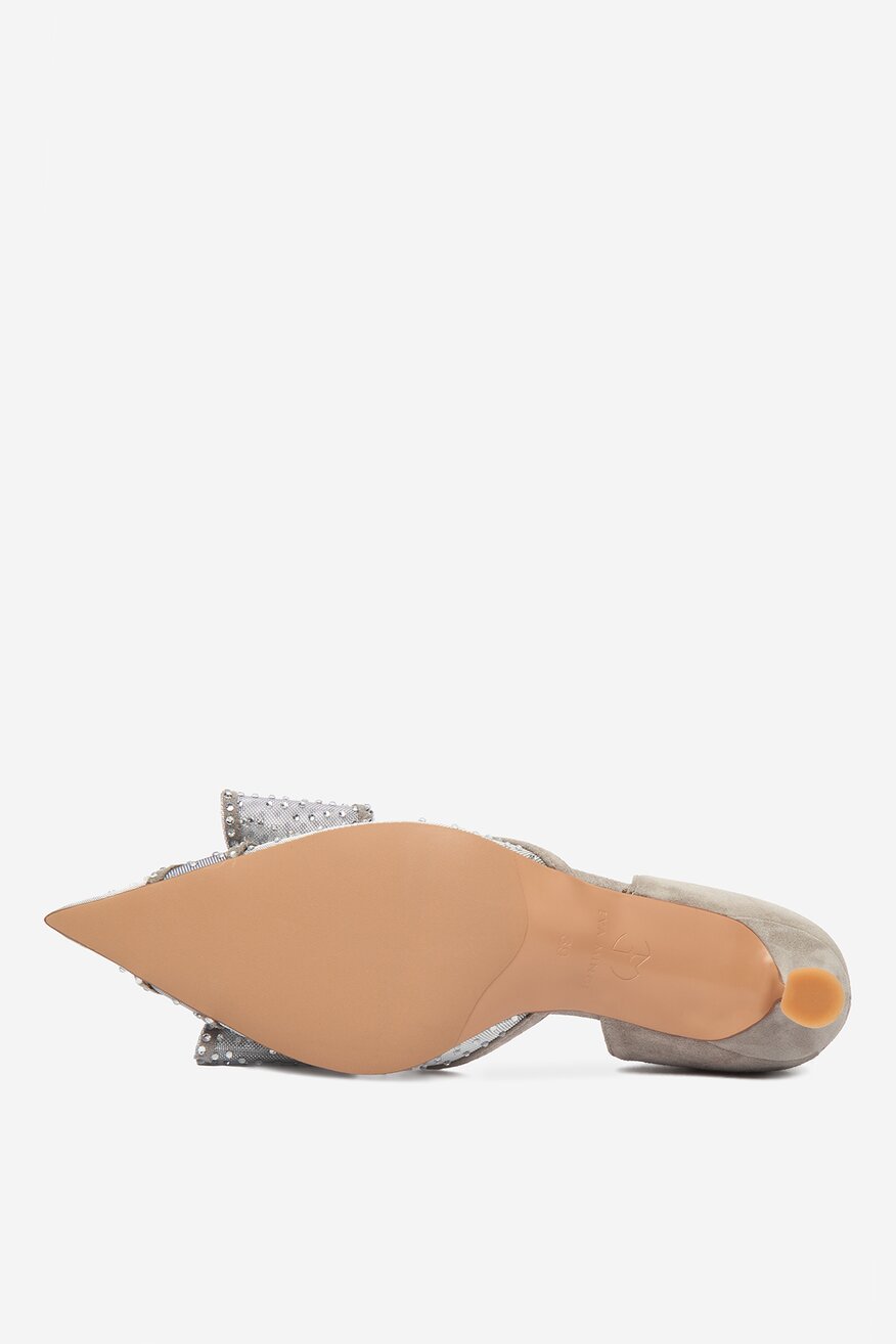 Pantofi cu toc EVA MINGE EO-AVA-78096-202 ARGINTIU - 5906751284018