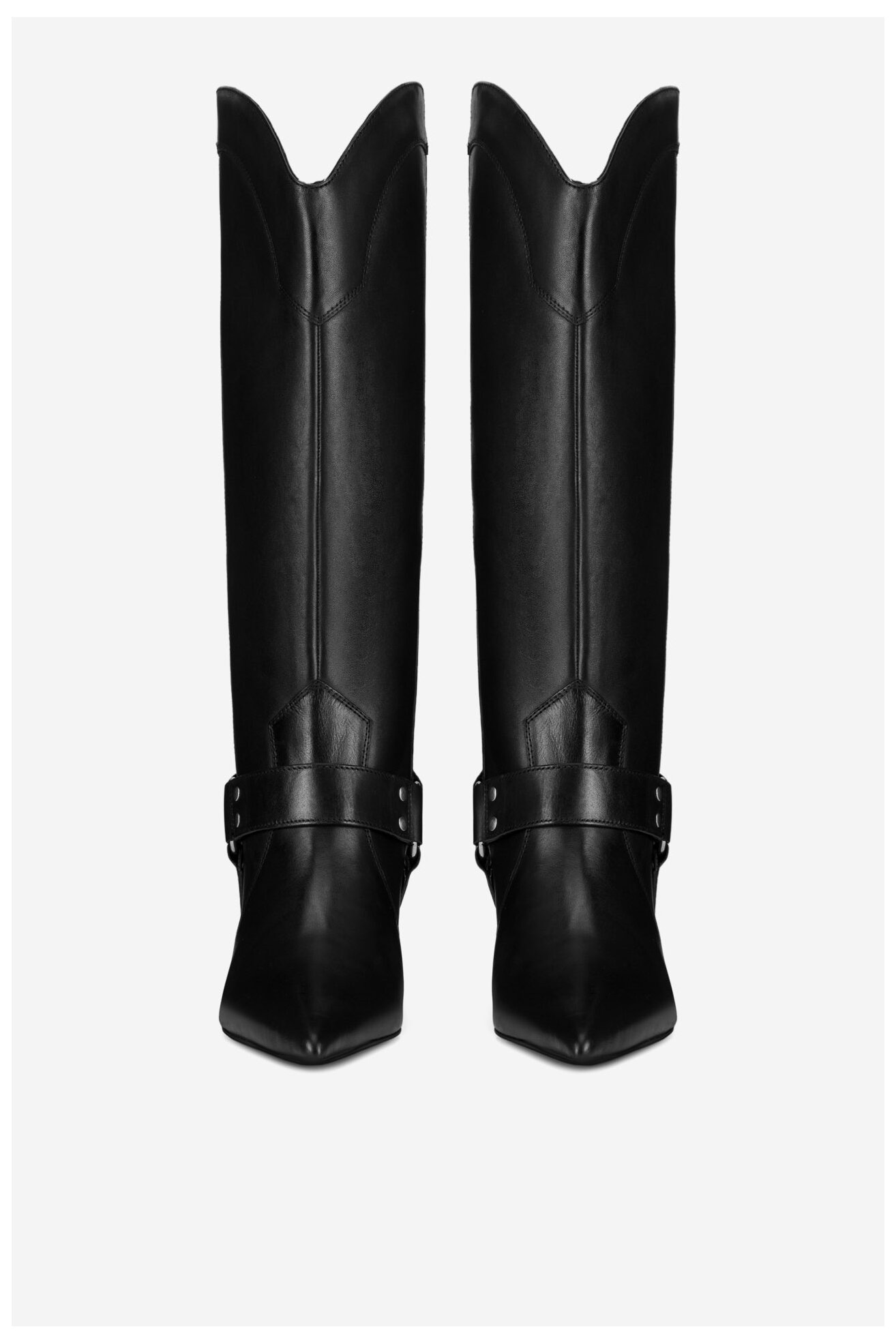 Kozaki EVA MINGE AZIZA-115832 Czarny